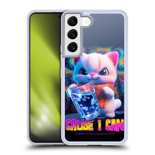 D.S. Valori Kitty And Puppy Kitty Cause I Can Soft Gel Case for Samsung Galaxy S22 5G