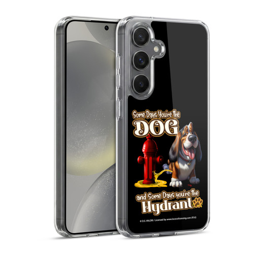 D.S. Valori Kitty And Puppy Some Days You're The Dog Soft Gel Case for Samsung Galaxy S24 5G & MagSafe