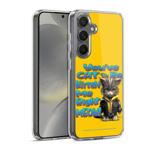 D.S. Valori Kitty And Puppy You've Cat To Be Kitten Me Soft Gel Case for Samsung Galaxy S24 5G & MagSafe
