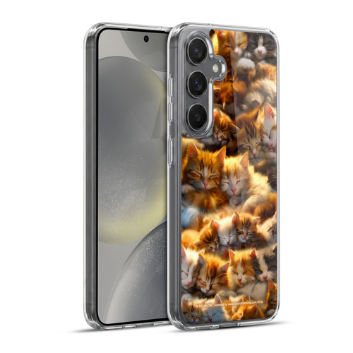 D.S. Valori Kitty And Puppy Kitty Dreams Soft Gel Case for Samsung Galaxy S24+ 5G & MagSafe