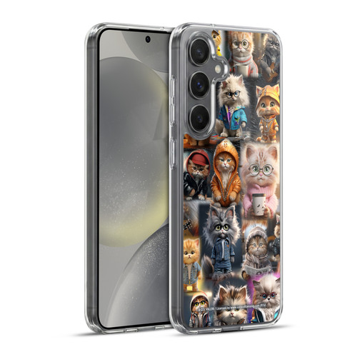 D.S. Valori Kitty And Puppy Kitty Kingdom Soft Gel Case for Samsung Galaxy S24+ 5G & MagSafe