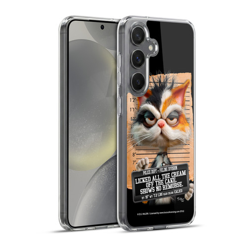 D.S. Valori Kitty And Puppy Kitty Licked The Cream Soft Gel Case for Samsung Galaxy S24+ 5G & MagSafe