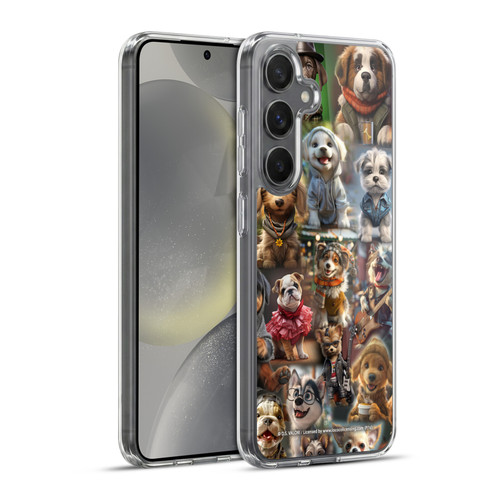 D.S. Valori Kitty And Puppy Puppy Kingdom Soft Gel Case for Samsung Galaxy S24+ 5G & MagSafe