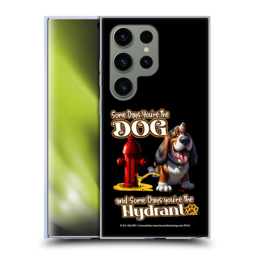 D.S. Valori Kitty And Puppy Some Days You're The Dog Soft Gel Case for Samsung Galaxy S24 Ultra 5G