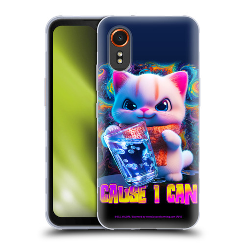 D.S. Valori Kitty And Puppy Kitty Cause I Can Soft Gel Case for Samsung Galaxy Xcover7 5G