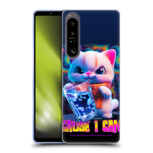 D.S. Valori Kitty And Puppy Kitty Cause I Can Soft Gel Case for Sony Xperia 1 IV