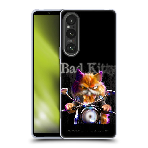 D.S. Valori Kitty And Puppy Bad Kitty Soft Gel Case for Sony Xperia 1 V 5G