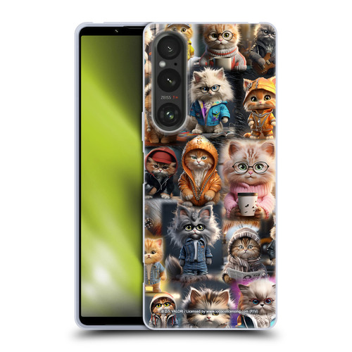 D.S. Valori Kitty And Puppy Kitty Kingdom Soft Gel Case for Sony Xperia 1 V 5G