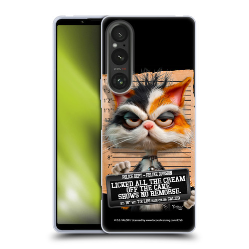 D.S. Valori Kitty And Puppy Kitty Licked The Cream Soft Gel Case for Sony Xperia 1 V 5G