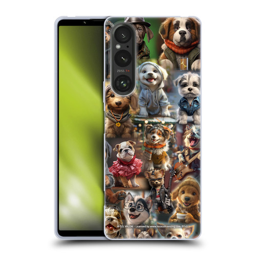 D.S. Valori Kitty And Puppy Puppy Kingdom Soft Gel Case for Sony Xperia 1 V 5G