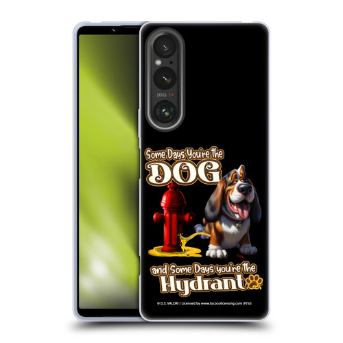 D.S. Valori Kitty And Puppy Some Days You're The Dog Soft Gel Case for Sony Xperia 1 V 5G