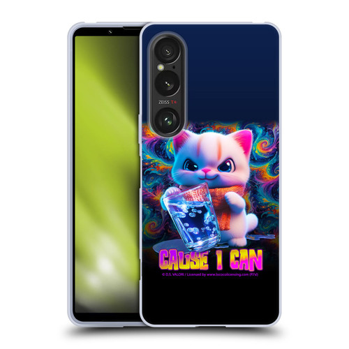 D.S. Valori Kitty And Puppy Kitty Cause I Can Soft Gel Case for Sony Xperia 1 VI 5G