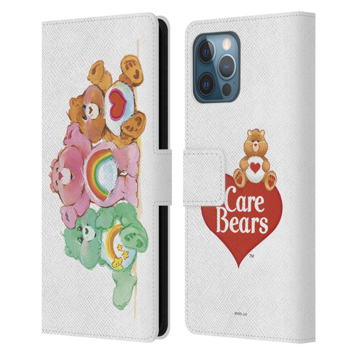 Care Bears Classic Group Leather Book Wallet Case Cover For Apple iPhone 12 Pro Max