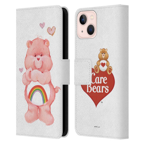 Care Bears Classic Cheer Leather Book Wallet Case Cover For Apple iPhone 13