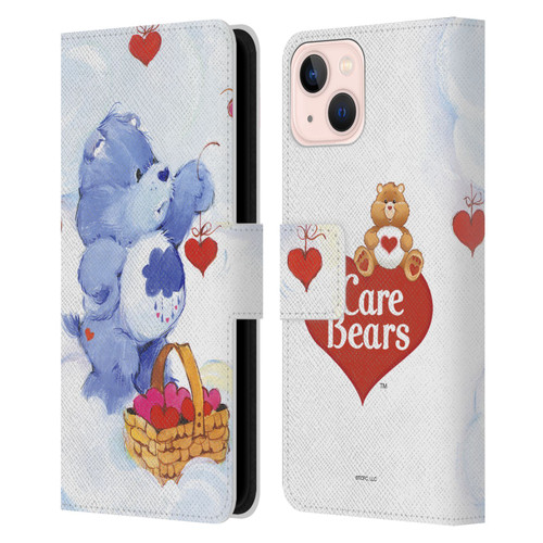 Care Bears Classic Grumpy Leather Book Wallet Case Cover For Apple iPhone 13