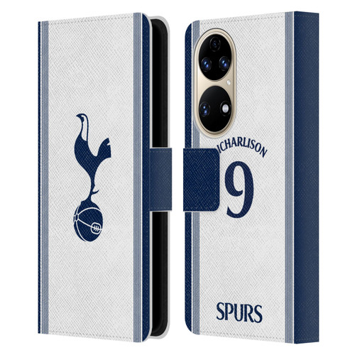 Tottenham Hotspur F.C. 2024/25 Players Home Kit Richarlison Leather Book Wallet Case Cover For Huawei P50