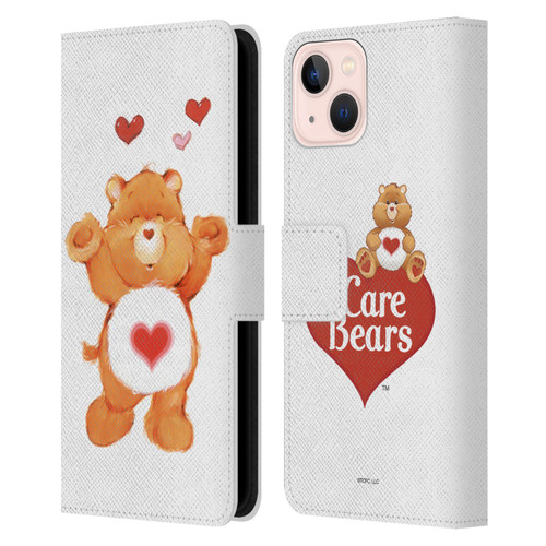 Care Bears Classic Tenderheart Leather Book Wallet Case Cover For Apple iPhone 13