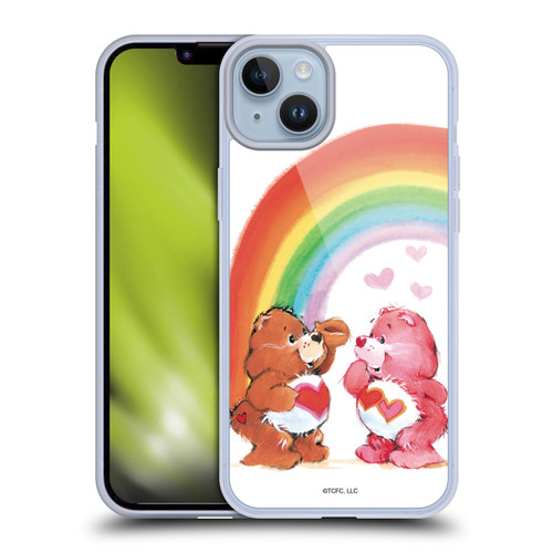 Care Bears Classic Rainbow Soft Gel Case for Apple iPhone 14 Plus & MagSafe