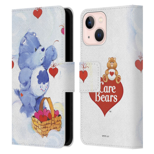 Care Bears Classic Grumpy Leather Book Wallet Case Cover For Apple iPhone 13 Mini