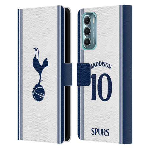 Tottenham Hotspur F.C. 2024/25 Players Home Kit James Maddison Leather Book Wallet Case Cover For Motorola Moto G Stylus 5G (2022) Tottenham Hotspur F.C. 2024/25 Players Home Kit James Maddison Leather Book Wallet Case Cover For Motorola Moto G Stylus 5G (2022)