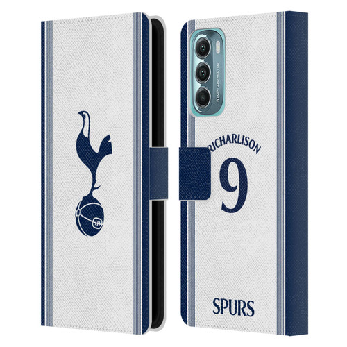 Tottenham Hotspur F.C. 2024/25 Players Home Kit Richarlison Leather Book Wallet Case Cover For Motorola Moto G Stylus 5G (2022)