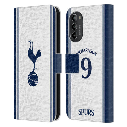 Tottenham Hotspur F.C. 2024/25 Players Home Kit Richarlison Leather Book Wallet Case Cover For Motorola Moto G82 5G