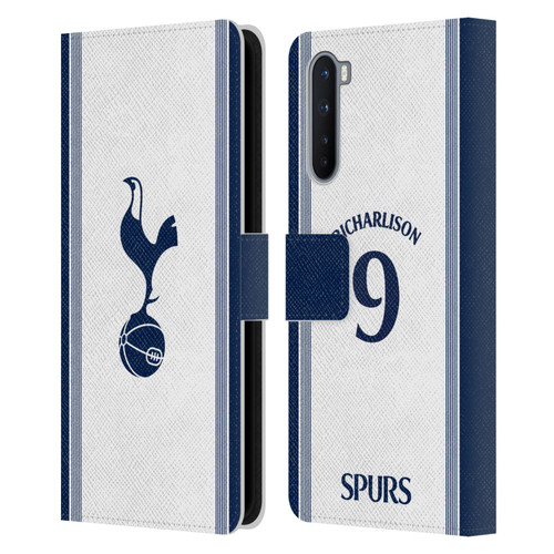 Tottenham Hotspur F.C. 2024/25 Players Home Kit Richarlison Leather Book Wallet Case Cover For OnePlus Nord 5G