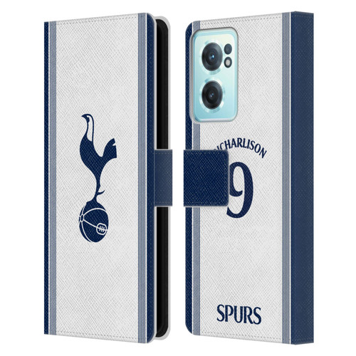 Tottenham Hotspur F.C. 2024/25 Players Home Kit Richarlison Leather Book Wallet Case Cover For OnePlus Nord CE 2 5G