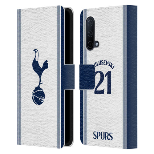 Tottenham Hotspur F.C. 2024/25 Players Home Kit Dejan Kulusevski Leather Book Wallet Case Cover For OnePlus Nord CE 5G