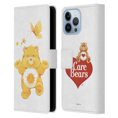 Care Bears Classic Funshine Leather Book Wallet Case Cover For Apple iPhone 13 Pro Max