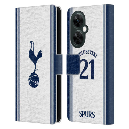 Tottenham Hotspur F.C. 2024/25 Players Home Kit Dejan Kulusevski Leather Book Wallet Case Cover For OnePlus Nord CE 3 Lite 5G