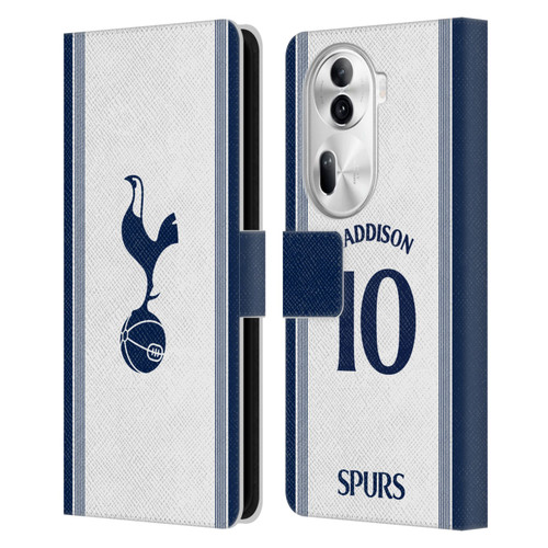 Tottenham Hotspur F.C. 2024/25 Players Home Kit James Maddison Leather Book Wallet Case Cover For OPPO Reno11