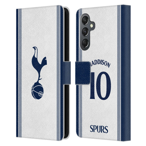 Tottenham Hotspur F.C. 2024/25 Players Home Kit James Maddison Leather Book Wallet Case Cover For Samsung Galaxy A25 5G