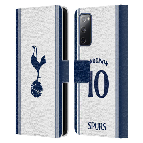 Tottenham Hotspur F.C. 2024/25 Players Home Kit James Maddison Leather Book Wallet Case Cover For Samsung Galaxy S20 FE / 5G