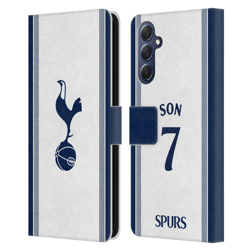 Tottenham Hotspur F.C. 2024/25 Players Home Kit Son Heung-Min Leather Book Wallet Case Cover For Samsung Galaxy M54 5G