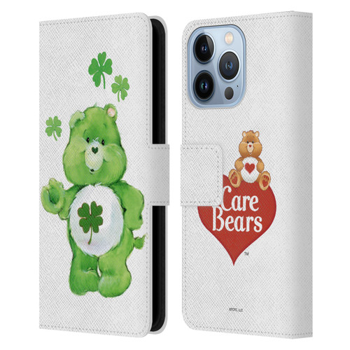 Care Bears Classic Good Luck Leather Book Wallet Case Cover For Apple iPhone 13 Pro