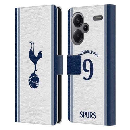 Tottenham Hotspur F.C. 2024/25 Players Home Kit Richarlison Leather Book Wallet Case Cover For Xiaomi Redmi Note 13 Pro Plus 5G
