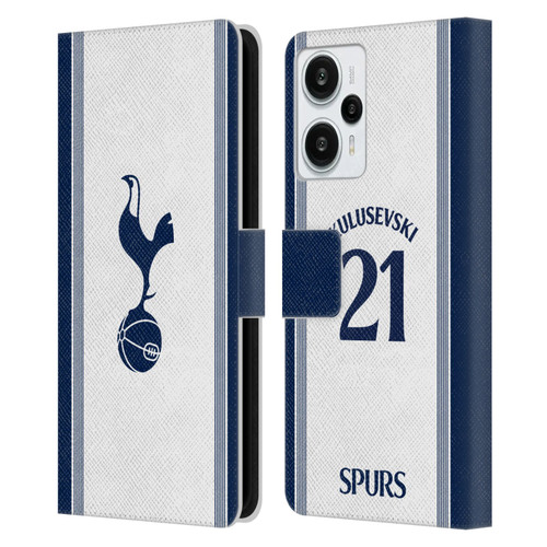 Tottenham Hotspur F.C. 2024/25 Players Home Kit Dejan Kulusevski Leather Book Wallet Case Cover For Xiaomi Redmi Note 12T