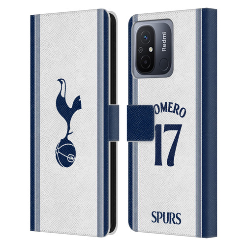 Tottenham Hotspur F.C. 2024/25 Players Home Kit Cristian Romero Leather Book Wallet Case Cover For Xiaomi Redmi 12C