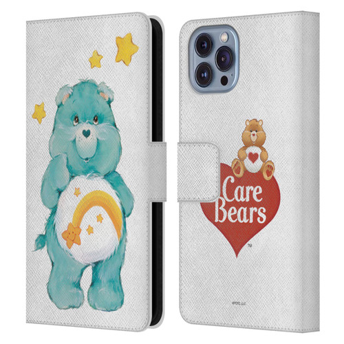 Care Bears Classic Wish Leather Book Wallet Case Cover For Apple iPhone 14