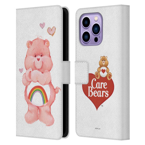 Care Bears Classic Cheer Leather Book Wallet Case Cover For Apple iPhone 14 Pro Max