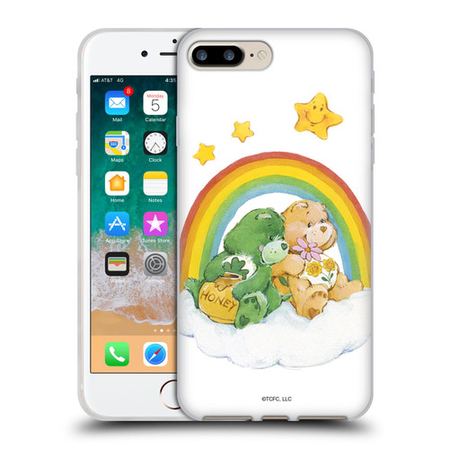 Care Bears Classic Rainbow 2 Soft Gel Case for Apple iPhone 7 Plus / iPhone 8 Plus