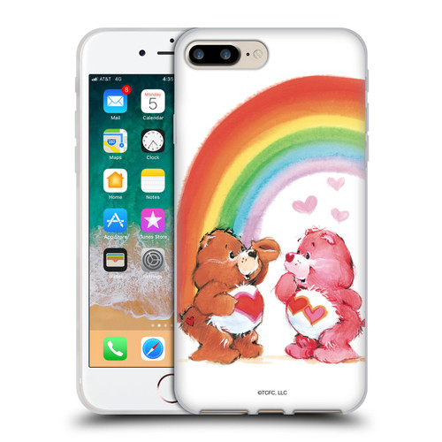 Care Bears Classic Rainbow Soft Gel Case for Apple iPhone 7 Plus / iPhone 8 Plus