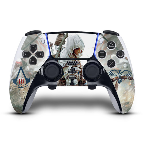 Assassin's Creed III Graphics Game Cover Vinyl Sticker Skin Decal Cover for Sony PS5 DualSense Edge Controller
