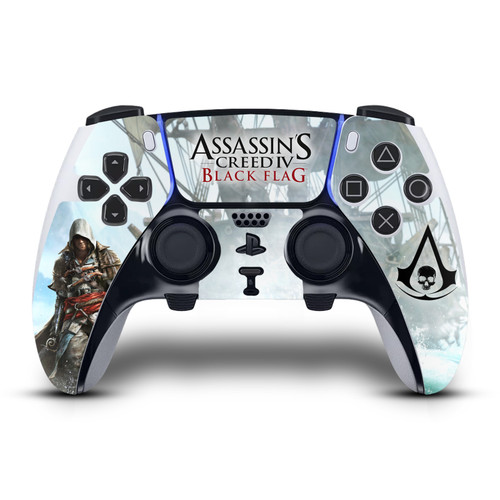 Assassin's Creed Black Flag Graphics Edward Kenway Key Art Vinyl Sticker Skin Decal Cover for Sony PS5 DualSense Edge Controller