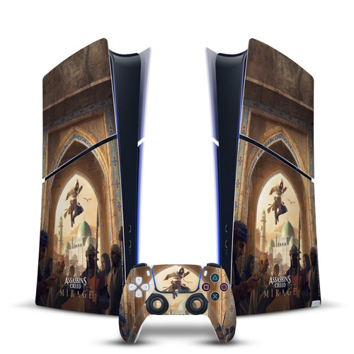 Assassin's Creed Mirage Graphics Basim Baghdad Vinyl Sticker Skin Decal Cover for Sony PS5 Slim Digital Edition Bundle