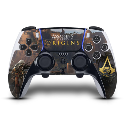 Assassin's Creed Origins Character Art Bayek Crest Vinyl Sticker Skin Decal Cover for Sony PS5 DualSense Edge Controller