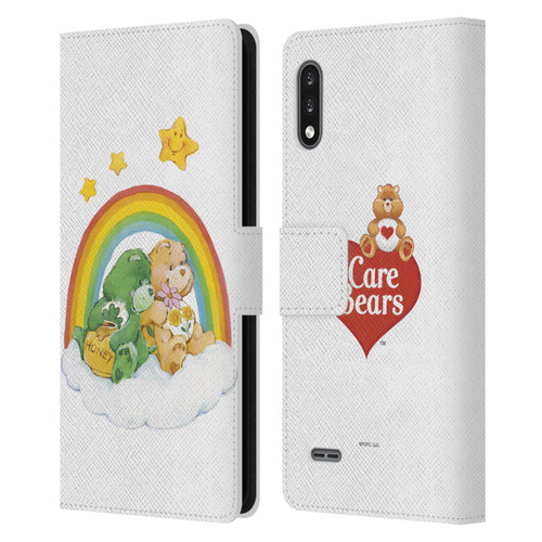 Care Bears Classic Rainbow 2 Leather Book Wallet Case Cover For LG K22