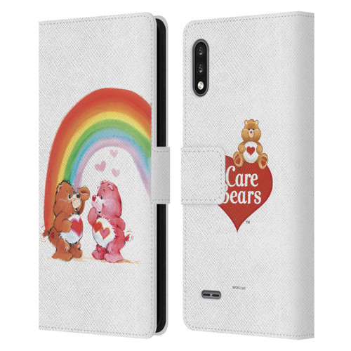 Care Bears Classic Rainbow Leather Book Wallet Case Cover For LG K22
