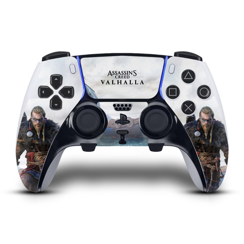 Assassin's Creed Valhalla Key Art Male Eivor 2 Vinyl Sticker Skin Decal Cover for Sony PS5 DualSense Edge Controller